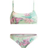 ROXY - Into the Sun - Bikini - Groen - Polyester - Bloemenprint
