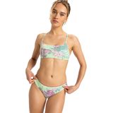 ROXY - Into the Sun - Bikini - Groen - Polyester - Bloemenprint
