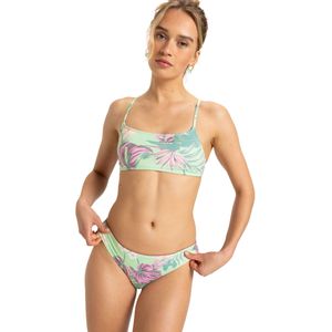 ROXY - Into the Sun - Bikini - Groen - Polyester - Bloemenprint