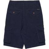 Cruciale Slag - Walkshorts - Blauw - Katoen - Rechte Pasvorm