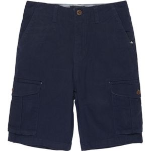 Cruciale Slag - Walkshorts - Blauw - Katoen - Rechte Pasvorm