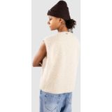 Billabong - Be Happy Vest - Mouwenloos Fleece - Wit - Voor Dames