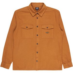 Billabong - Del Mar Flannel Shirt Tobacco - Blouse - Bruin - Katoen