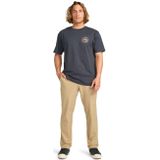 Billabong - Rockies SS Tee - T-shirt - Marine Blauw