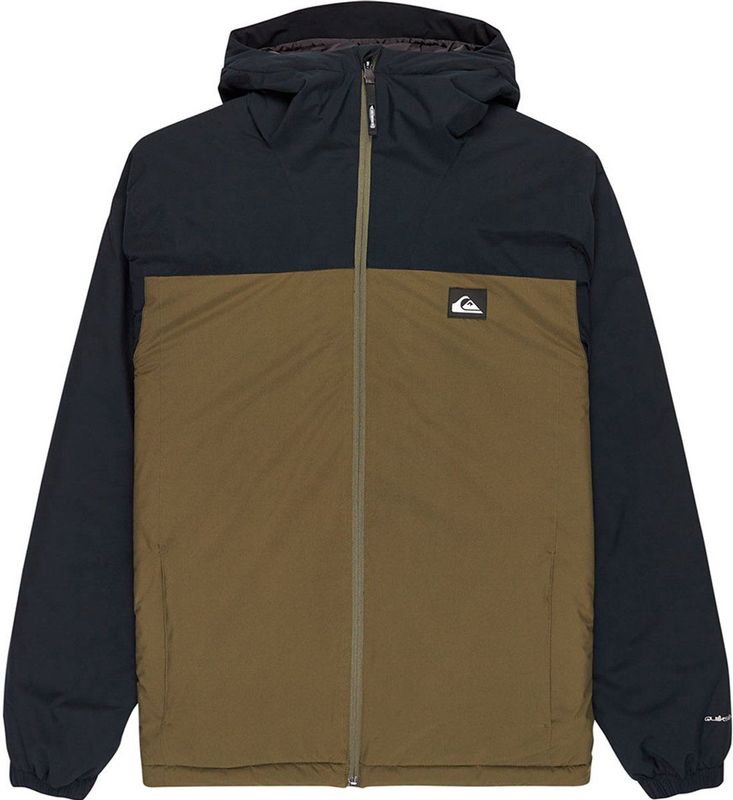 Quiksilver - Overcast 3k Insulated - Jas - Bruin - Waterdicht - Heren