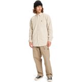 Quiksilver - Smoke Trail Cord Shirt Moonstruck - Blouse - Beige - Heren van Katoen