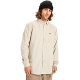 Quiksilver - Smoke Trail Cord Shirt Moonstruck - Blouse - Beige - Heren van Katoen
