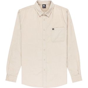 Quiksilver - Smoke Trail Cord Shirt Moonstruck - Blouse - Beige - Heren van Katoen