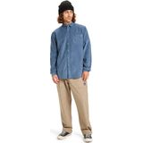 Quiksilver - Smoke Trail Cord Shirt - Blauw - Blouses - Katoen