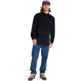 Quiksilver - Smoke Trail Cord Shirt - Blouse - Zwart - Katoen