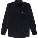 Quiksilver - Smoke Trail Cord Shirt - Blouse - Zwart - Katoen
