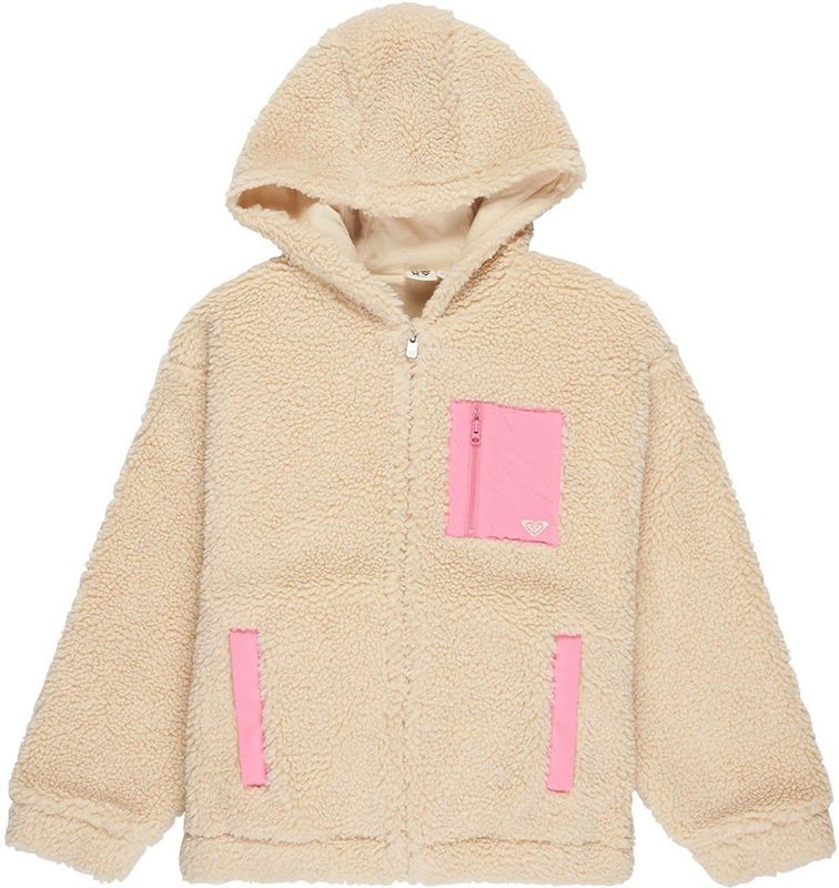 Roxy - Perfect Cloud - Polarjack met rits voor Meisjes 4-16