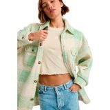 Roxy - Over And Above - Geblokte Shacket - Polar Fleece - Dames