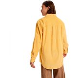 Roxy - Let It Go Cord - Overhemd - Zwart - Lange Mouwen voor Dames