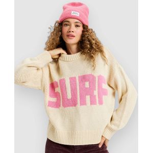 Roxy - Exploring Heart Parchment - Dames Trui - Beige