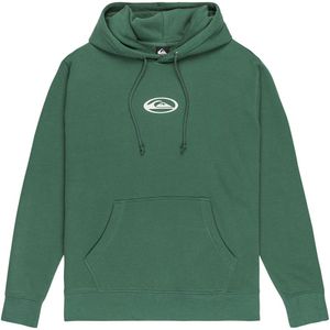 Quiksilver - Salt Water Graphic Hoodie - Groen - Sweatshirt - Voor Heren van Katoen