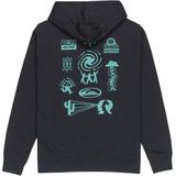 Quiksilver - Salt Water Graphic Hoodie - Sweatshirt - Zwart - Katoen