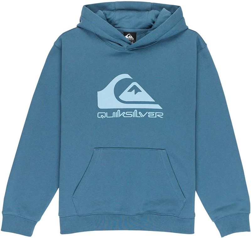 QUIKSILVER - Hoodie - Blauw - Geruwd Molton