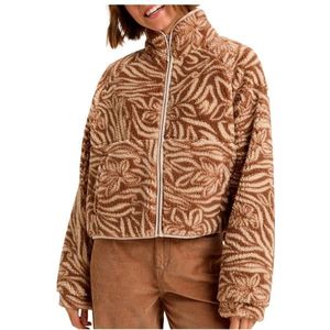 Roxy - Blurry Cloud Print - Fleece - Bruin