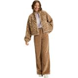 Roxy - Blurry Cloud Print - Fleece - Bruin