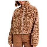 Roxy - Blurry Cloud Print - Fleece - Bruin