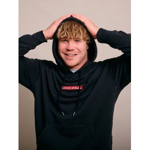 Quiksilver - DNA Hoodie - Sweatshirt - Zwart - Voor Heren van Katoen