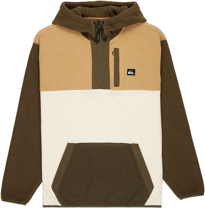 Quiksilver - Ocean View Mix Up - Hoodie - Bruin