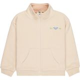 Roxy Different Rythme Sweatshirt Met Rits Beige 10 Years Meisjes