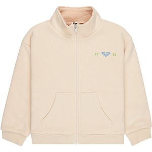 Roxy Different Rythme Sweatshirt Met Rits Beige 10 Years Meisjes