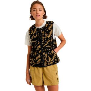 Roxy - Waves Of Warmth Easy Vest - Fleecejack - Zwart