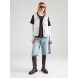 Roxy - Waves Of Warmth Easy Vest - Fleecejack - Wit