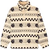 Roxy - Fleece Vest - Bedrukte Gelaagde Sherpastof - Hoge Kraag