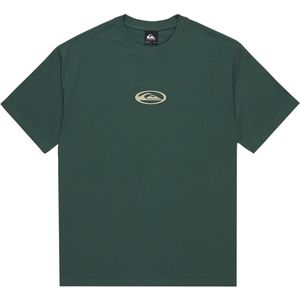 Quiksilver - Pto Welcome All SS Tee - T-shirt - Groen - 100% Biologisch Katoen