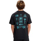 Quiksilver - Pto Welcome All SS Tee - T-shirt - Zwart