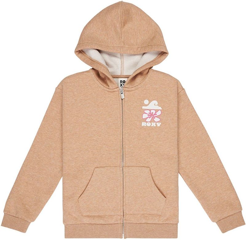 Roxy - Surf Feeling Zipped Brushed - Hoodie - Voor Meisjes 4-16