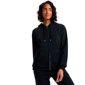 Roxy - Surf Stoked - Zipped Brushed Trui - Zwart - Met Capuchon