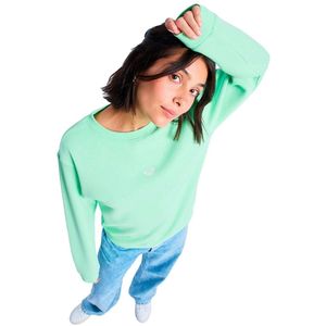 Sweater - Dames - Grijs - Katoen/Polyester - Normale Pasvorm