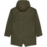Element - Fishtail Parka - Herenjacket - Kaki - Gerecycled Polyester