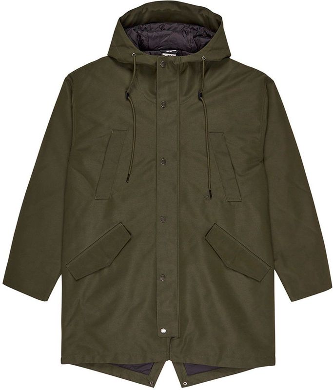 Element - Fishtail Parka - Herenjacket - Kaki - Gerecycled Polyester