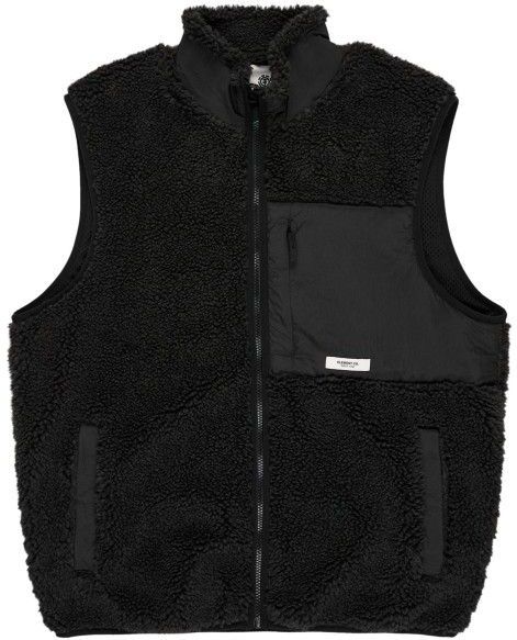 Element - Lake Sherpa Vest - Mouwloos Jack - Zwart - Gerecycled Polyester