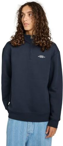 Element - Co Quarter Zip - Sweatshirt - Marine Blauw - Gerecycled Polyester