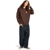 Element - Sporting Crew Java - Sweatshirt - Bruin - Heren van Katoen