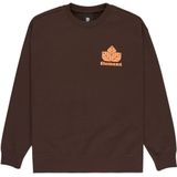 Element - Sporting Crew Java - Sweatshirt - Bruin - Heren van Katoen