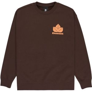Element - Sporting Crew Java - Sweatshirt - Bruin - Heren van Katoen