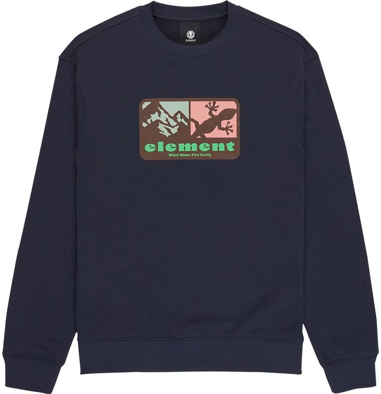 Element - Memory Crew Eclipse Navy - Sweatshirt - Marine blauw - Heren