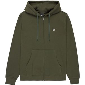 Element - Cornell Classic - Sweatshirt - Groen - Met Halve Rits