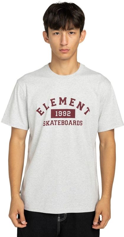 Element - Home Team SS Tee - T-shirt - Grijs - Katoen