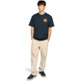 Element - Sporting SS Tee - T-shirt - Marine blauw - Katoen