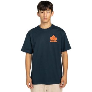 Element - Sporting SS Tee - T-shirt - Marine blauw - Katoen