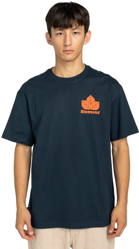 Element - Sporting SS Tee - T-shirt - Marine blauw - Katoen